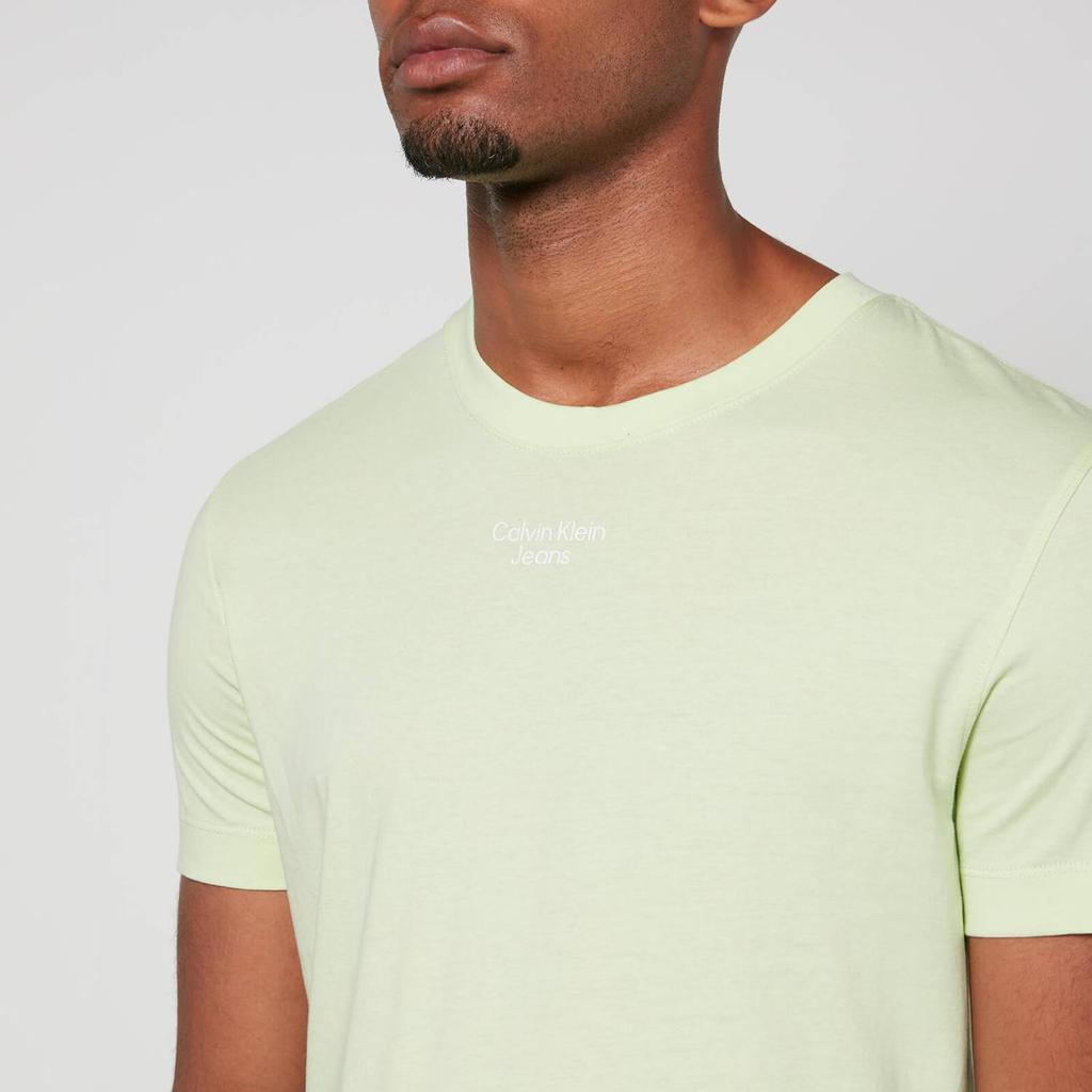 商品Calvin Klein|Calvin Klein Jeans Logo Cotton-Jersey T-Shirt,价格¥163,第6张图片详细描述