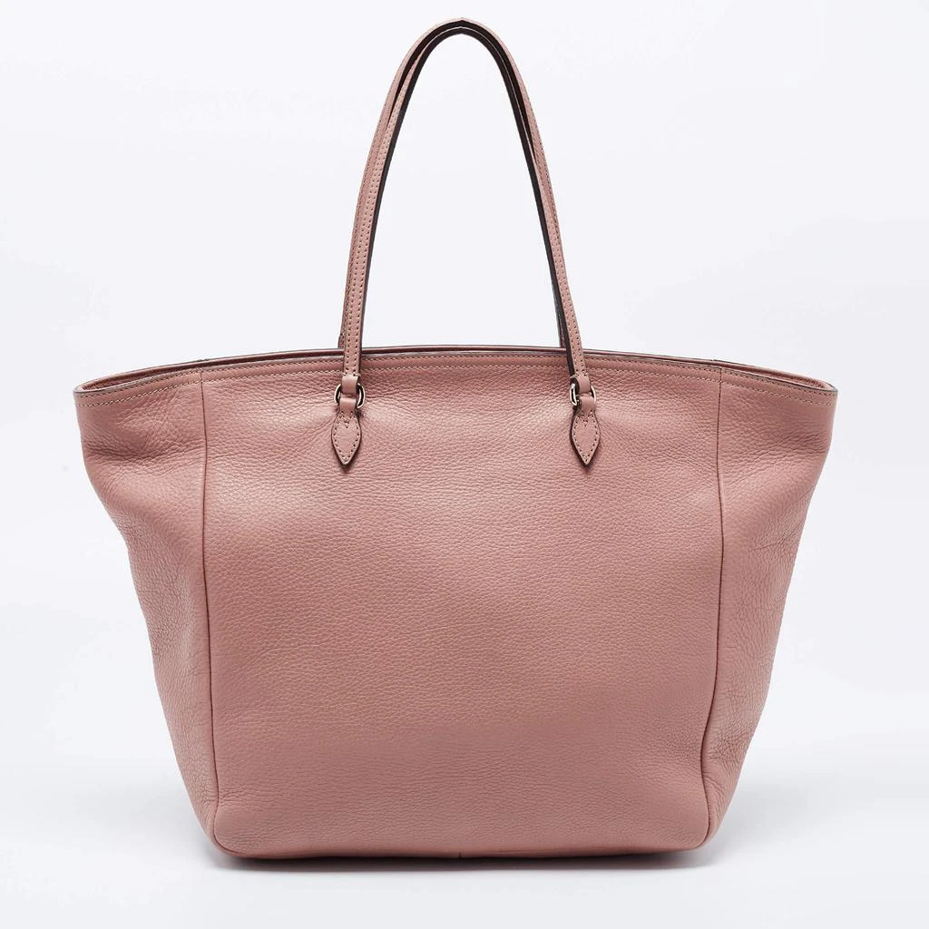 商品[二手商品] Gucci|Gucci Dusty Pink Pebbled Leather Bree Tote,价格¥4147,第4张图片详细描述