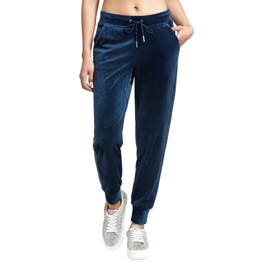 商品Juicy Couture|Women's Mid-Rise Embellished-Trim Joggers,价格¥290,第1张图片