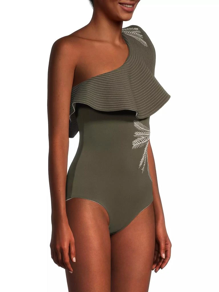 商品Juan de Dios|Tucan Embroidered Reversible One-Piece Swimsuit,价格¥1080,第4张图片详细描述