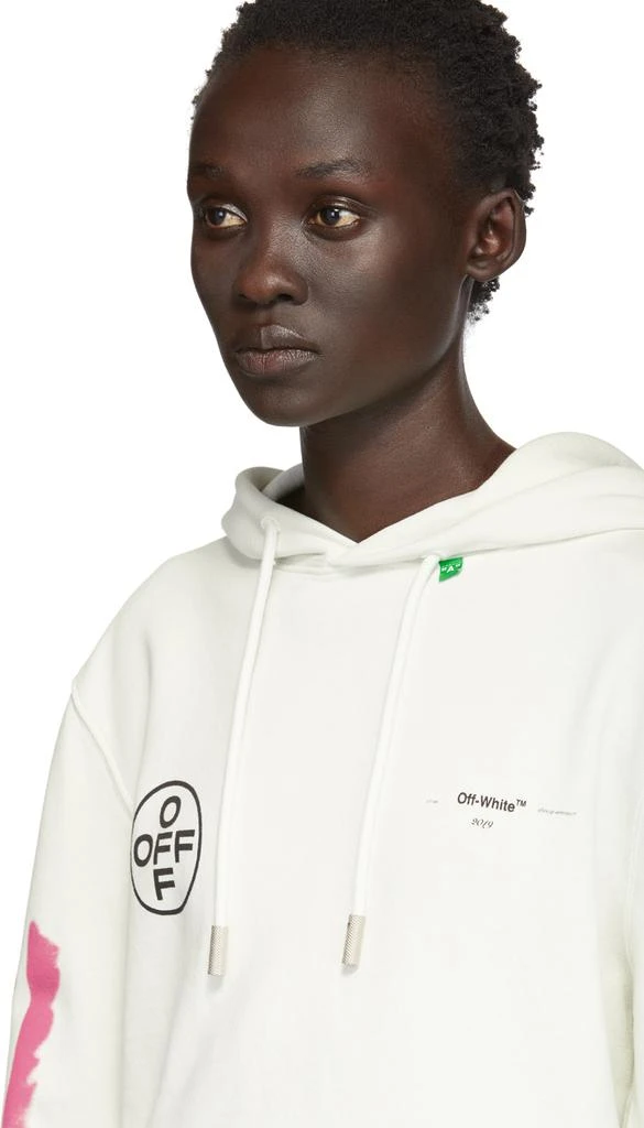 商品Off-White|Off-White Slim Diag Stencil Hoodie,价格¥2684,第4张图片详细描述