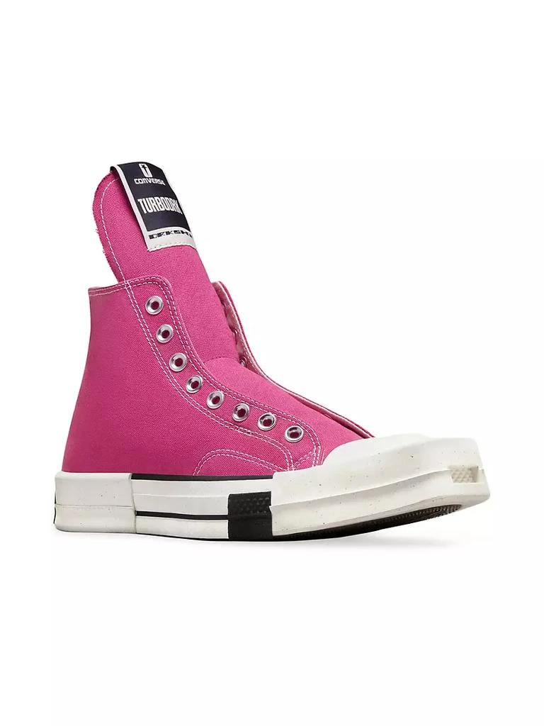 商品Converse|Converse x Rick Owens TURBODRK Laceless High-Top Sneakers,价格¥943,第2张图片详细描述