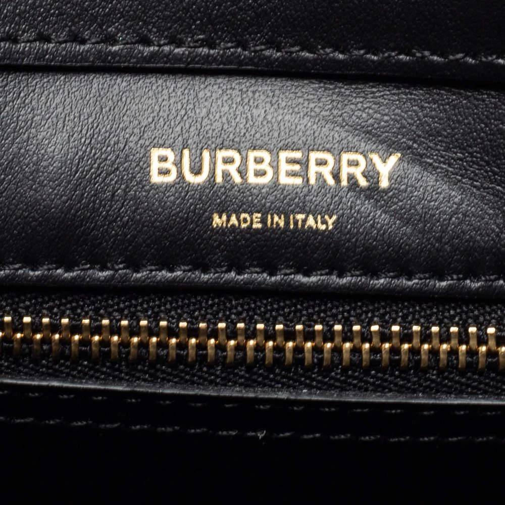 Burberry Black/Red Check Nylon and Leather Mini Pocket Bag 商品