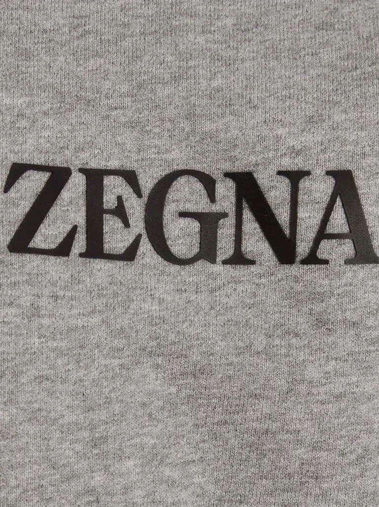 商品Zegna|Ermenegildo Zegna Logo-Printed Crewneck Sweatshirt,价格¥2347,第4张图片详细描述