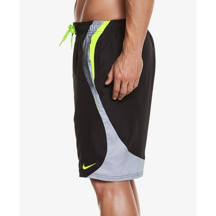 商品NIKE|Men's Side Striped Water Shedding Swim Trunks, 9",价格¥130,第3张图片详细描述