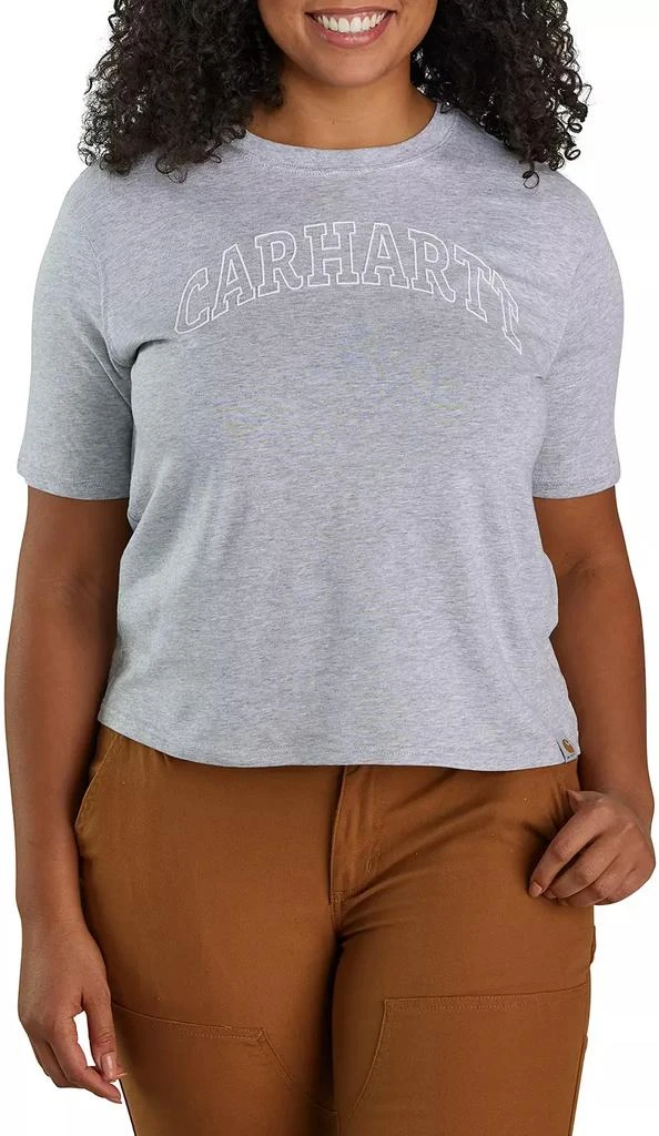 商品Carhartt|Carhartt Women's Collegiate Short-Sleeve Graphic T-shirt,价格¥248,第1张图片