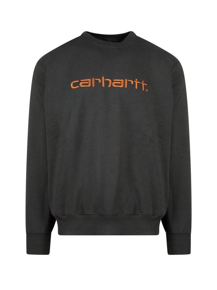 商品Carhartt WIP|Carhartt WIP Logo Embroidered Long-Sleeved Sweatshirt,价格¥648,第1张图片