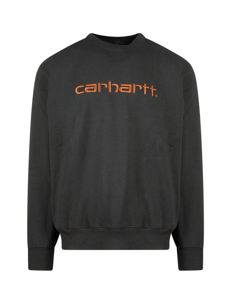 商品Carhartt WIP|Carhartt WIP Logo Embroidered Long-Sleeved Sweatshirt,价格¥615,第1张图片