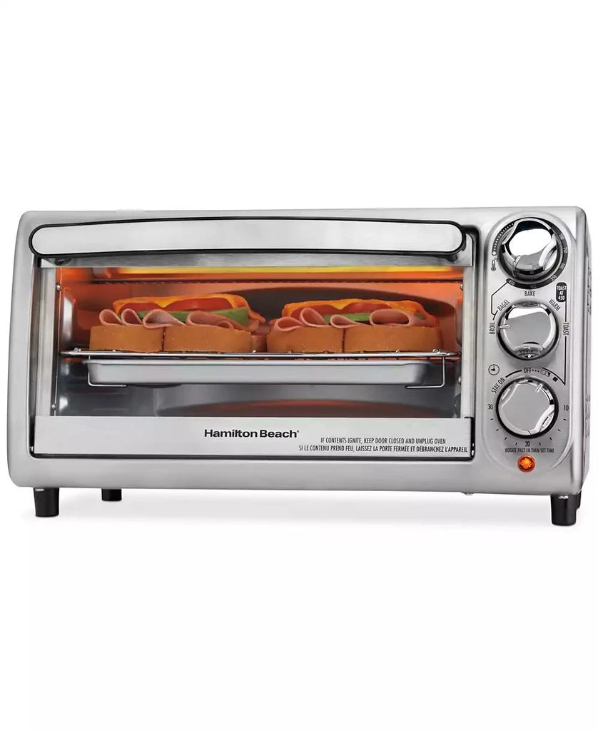 商品Hamilton Beach|4 Slice Toaster Oven,价格¥529,第4张图片详细描述