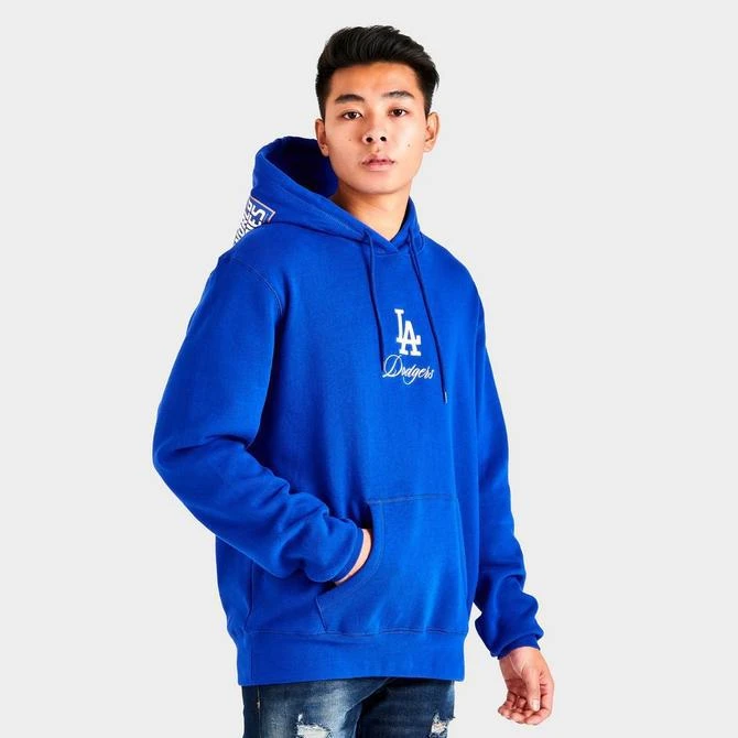 商品New Era|Men's New Era Los Angeles Dodgers MLB History Champions Hoodie,价格¥376,第3张图片详细描述