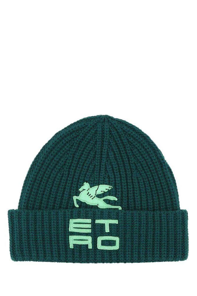 商品ETRO|Etro Logo-Patch Knitted Beanie,价格¥998,第1张图片