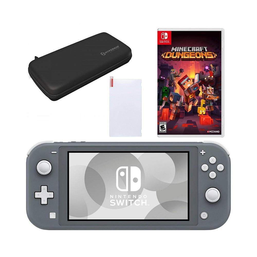 Switch Lite in Gray with Minecraft Dungeons & Accessories商品第1张图片规格展示