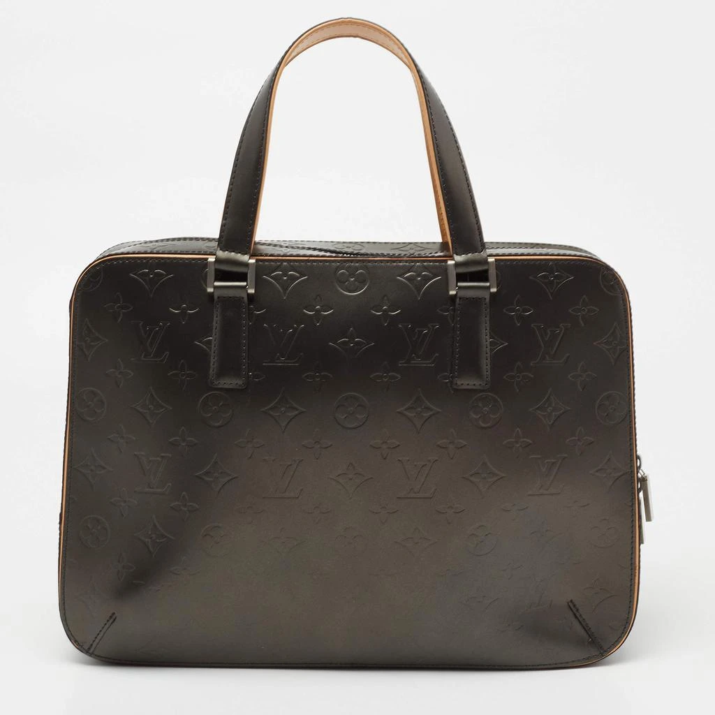 商品[二手商品] Louis Vuitton|Louis Vuitton Metallic Black Monogram Empreinte Leather Mat Malden,价格¥5735,第4张图片详细描述