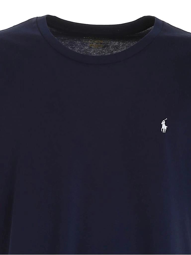 商品Ralph Lauren|Polo Ralph Lauren Logo Embroidered Crewneck T-Shirt,价格¥346,第3张图片详细描述