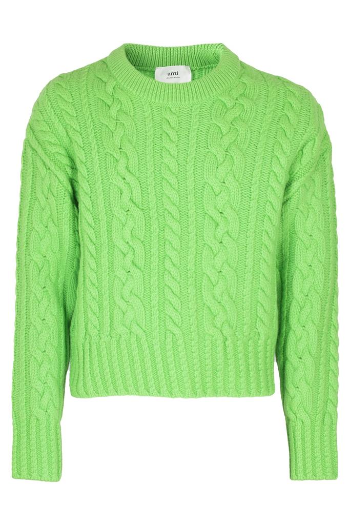 Ami Alexandre Mattiussi Cable Knit Sweater商品第1张图片规格展示