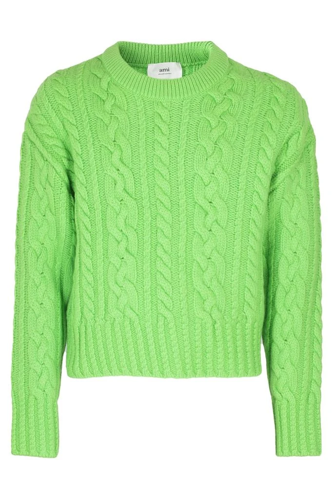 商品AMI|Ami Alexandre Mattiussi Cable Knit Sweater,价格¥2412,第1张图片