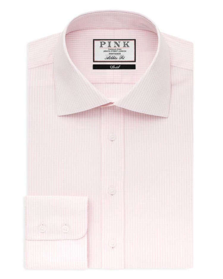 商品Thomas Pink|Thomas Pink Brett Check Dress Shirt - Bloomingdale's Slim Fit,价格¥1010,第1张图片