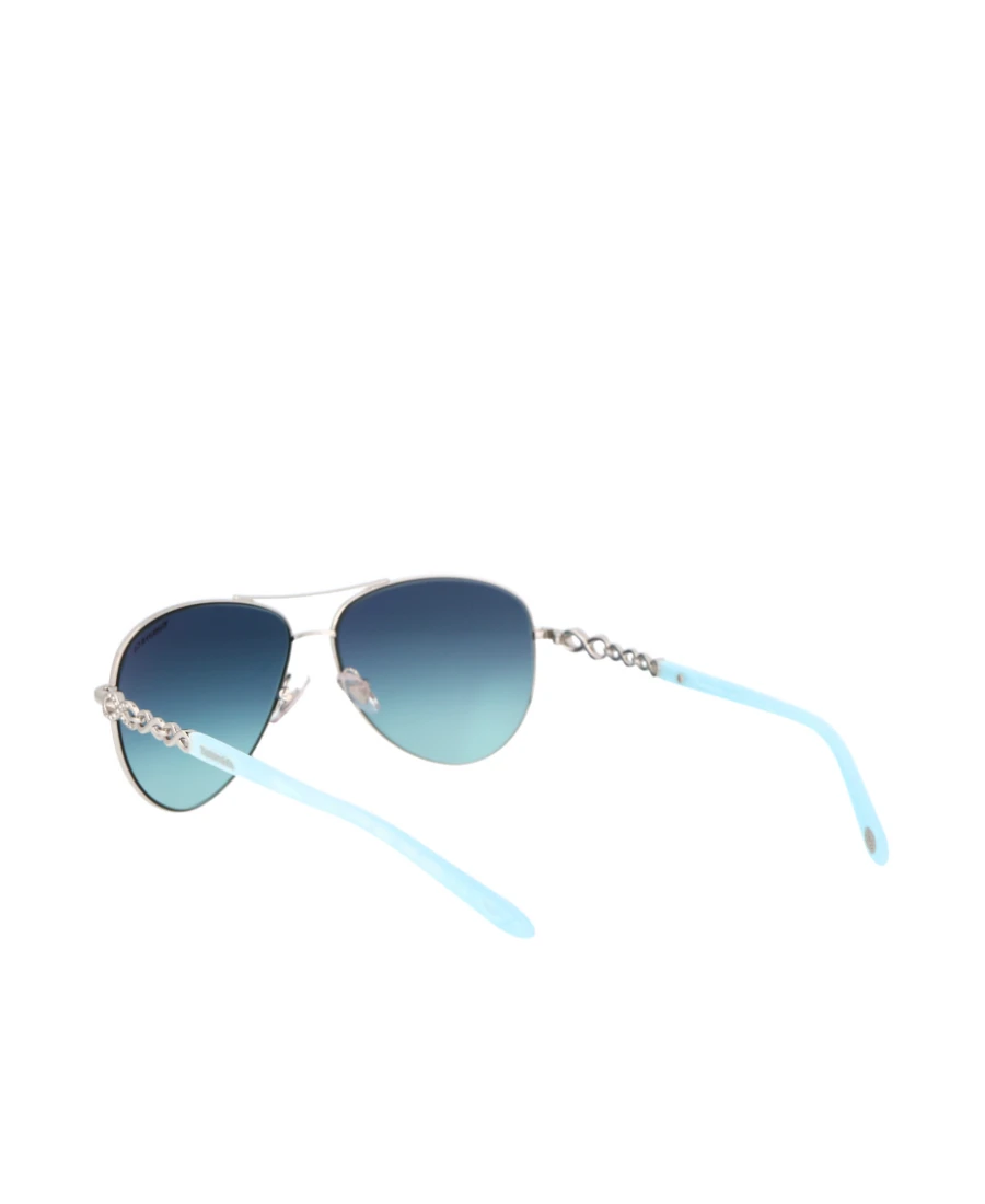 商品Tiffany & Co.|Tiffany & Co. 女士太阳镜 0TF3049B60019S60019SSILVERTIFFANYBLUEGRADIENT 蓝色,价格¥1889,第5张图片详细描述