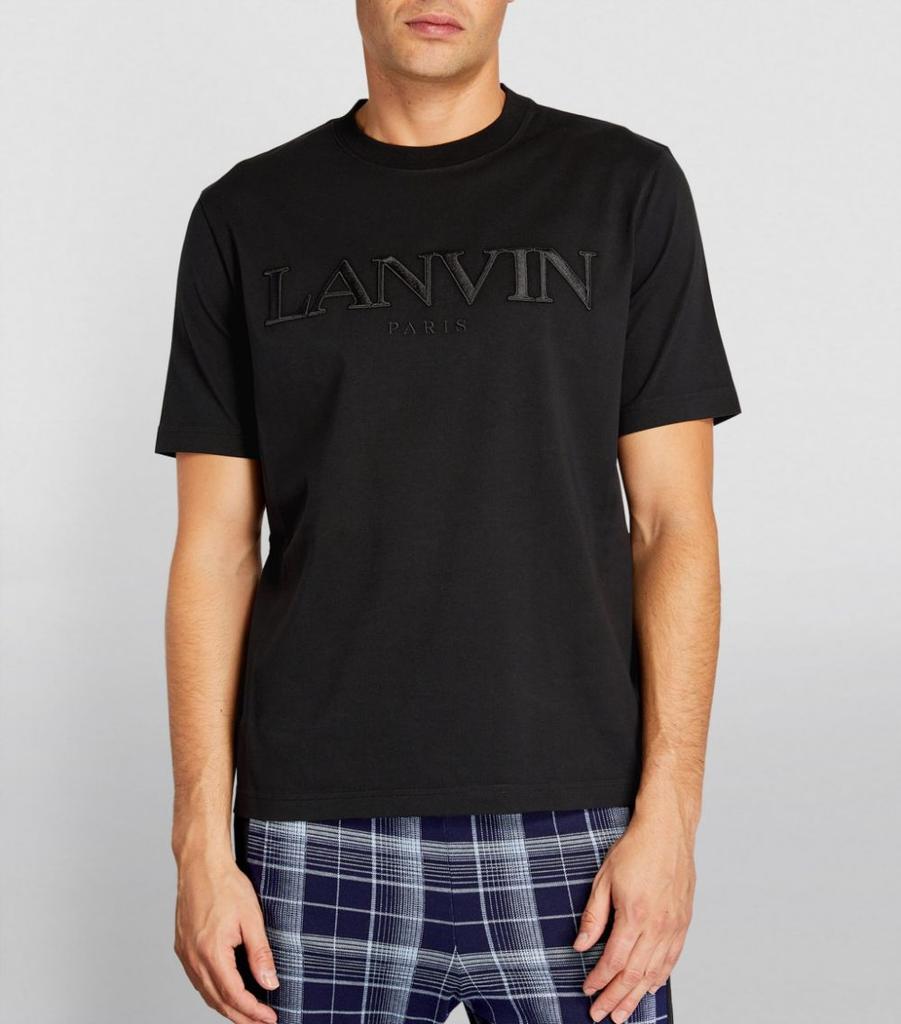 商品Lanvin|Embroidered Logo T-Shirt,价格¥2509,第5张图片详细描述
