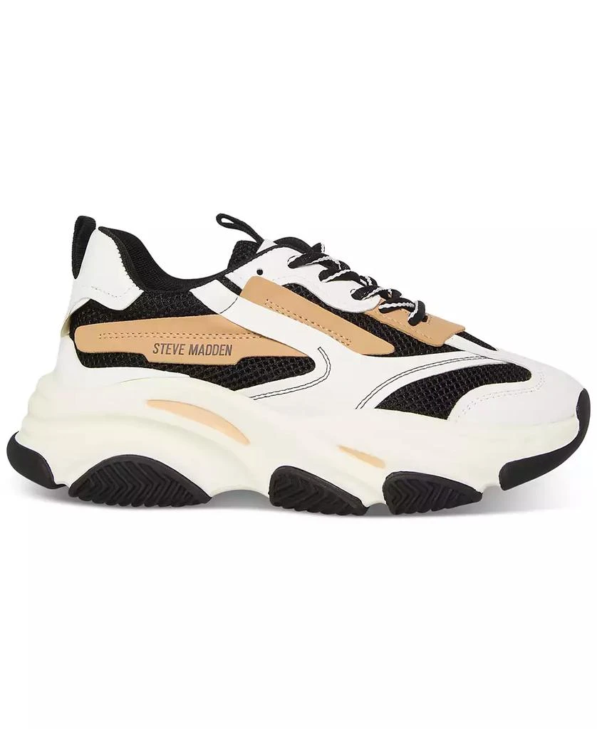 商品Steve Madden|Women's Possession Chunky Lace-Up Sneakers,价格¥388,第2张图片详细描述