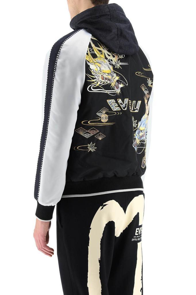 商品Evisu|DRAGON DUO EMBROIDERY BOMBER JACKET,价格¥2165,第6张图片详细描述