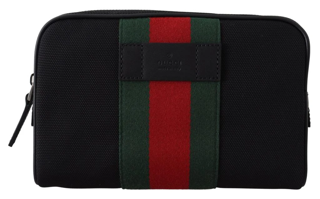 商品Gucci|Nylon Web Red Green Waist Belt Bag,价格¥6265,第1张图片