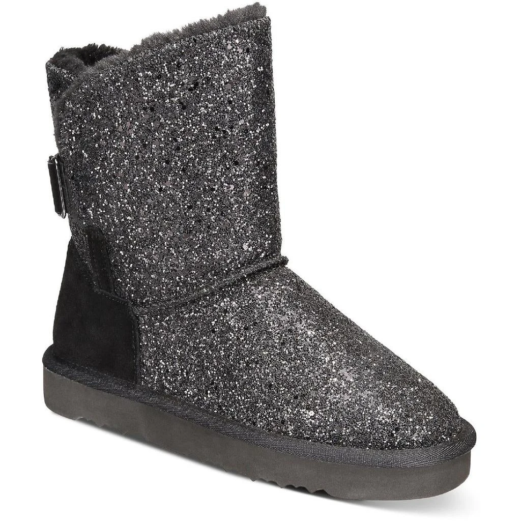 商品Style & Co|Style & Co. Womens Teenyy F Glitter Cold Weather Winter & Snow Boots,价格¥54,第1张图片