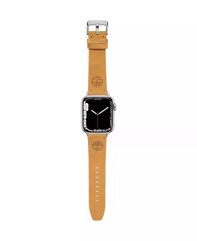 商品Timberland|Unisex Ashby Wheat Genuine Leather Universal Smart Watch Strap 20mm,价格¥367,第5张图片详细描述