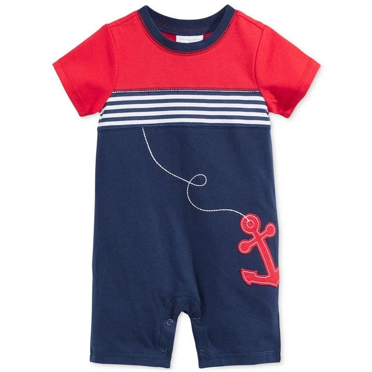 商品First Impressions|Baby Boys' Anchor Romper, Created for Macy's,价格¥35,第1张图片