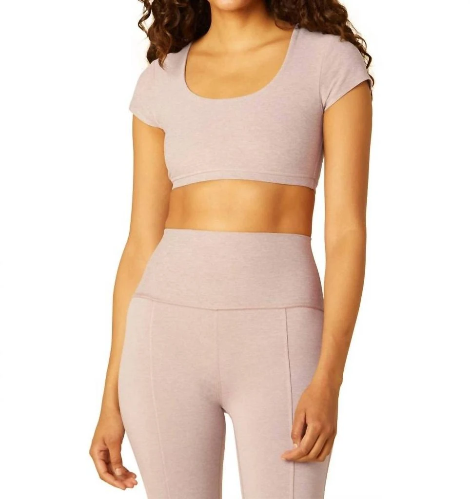 商品Beyond yoga|Spacedye What's The Scoop Bra In Chai,价格¥481,第1张图片