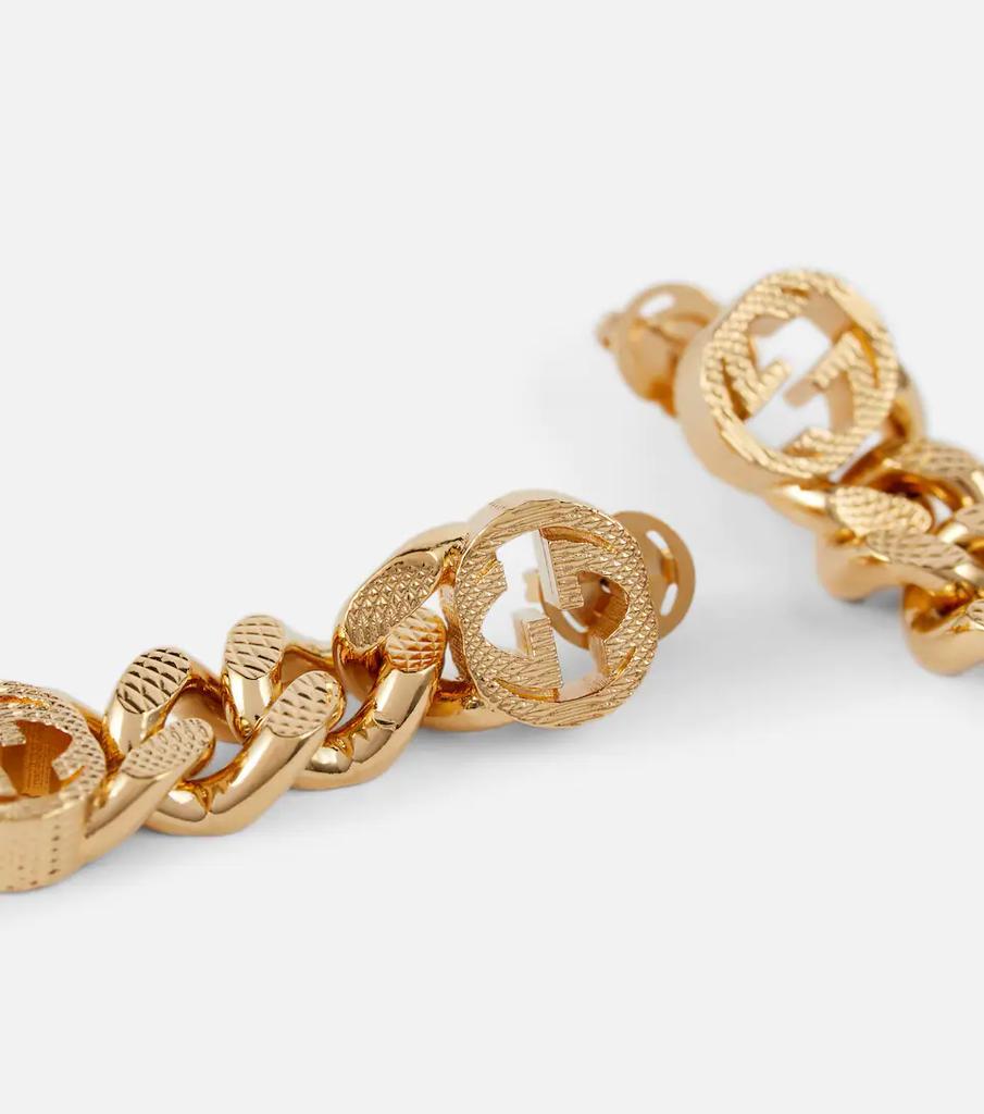 商品Gucci|Interlocking G chain earrings,价格¥2523,第6张图片详细描述