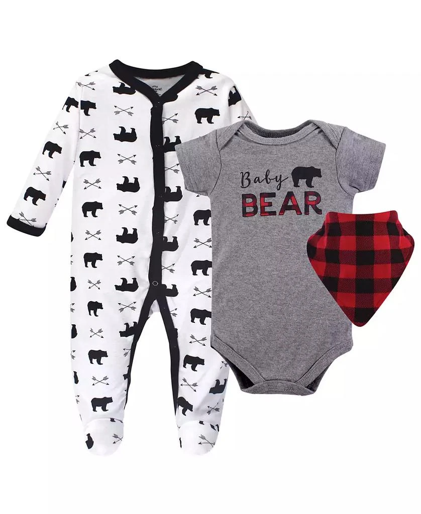 商品Little Treasure|Baby Boys Treasure Baby Sleep and Play, Bodysuit and Bib, Binoculars,价格¥169,第1张图片详细描述