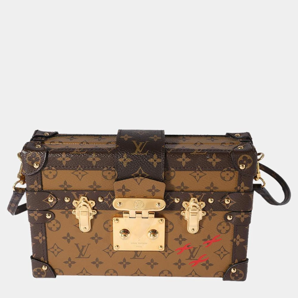 商品[二手商品] Louis Vuitton|Louis Vuitton Monogram Reverse Canvas Petite Malle bag,价格¥35523,第1张图片