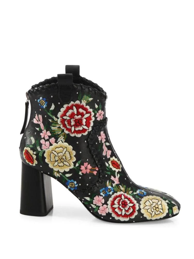 商品Alice + Olivia|Myra Embroidered Leather Booties,价格¥2238,第5张图片详细描述