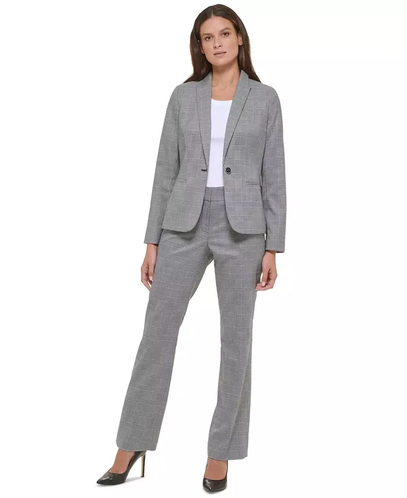 商品Tommy Hilfiger|Women's Glen Plaid Single-Button Blazer,价格¥1115,第5张图片详细描述