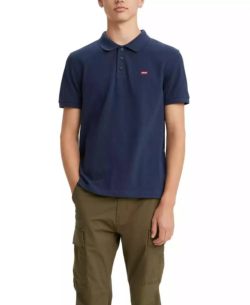 商品Levi's|Men's Housemark Regular Fit Short Sleeve Polo Shirt,价格¥186,第1张图片