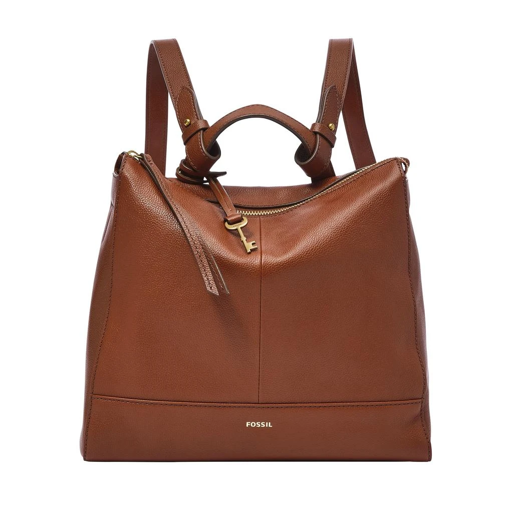 商品Fossil|Fossil Women's Elina Leather Convertible Small Backpack,价格¥566,第1张图片