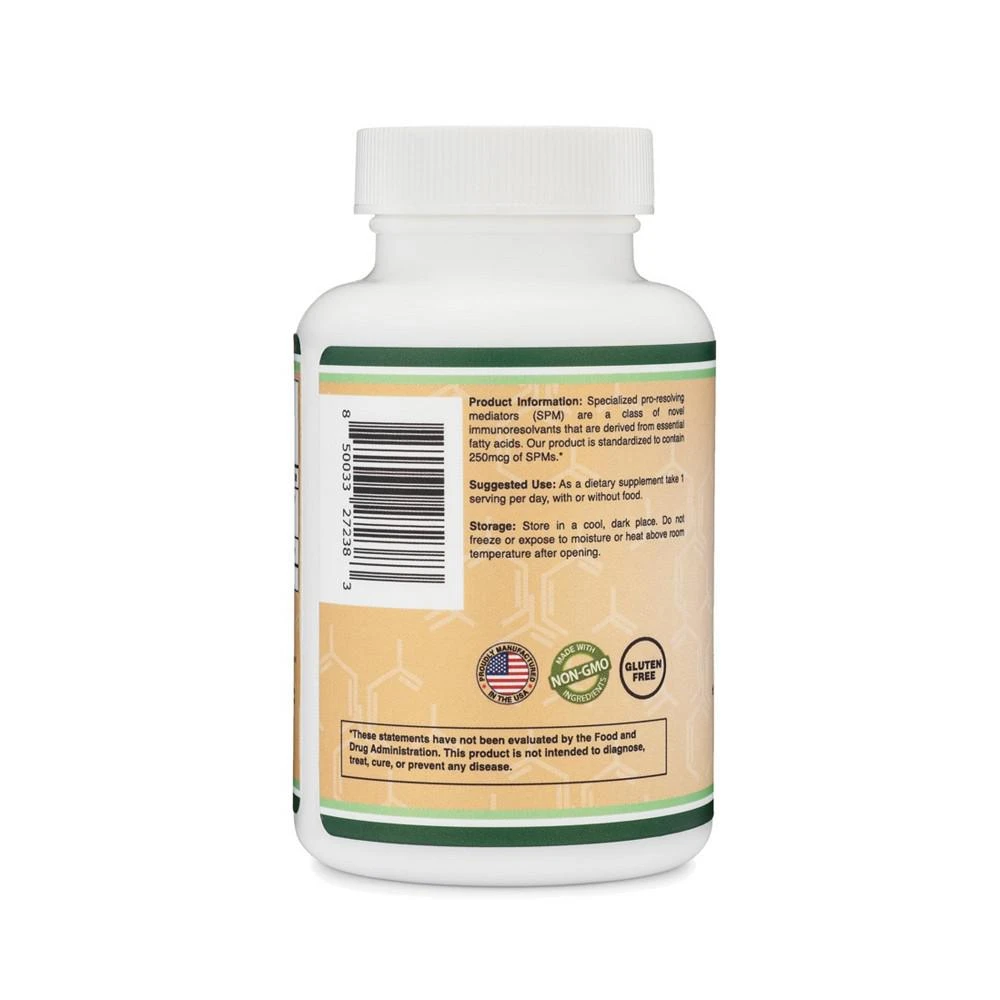 商品Double Wood Supplements|SPM (Pro-Resolving Mediators) - 120 x 500 mg softgels,价格¥372,第2张图片详细描述