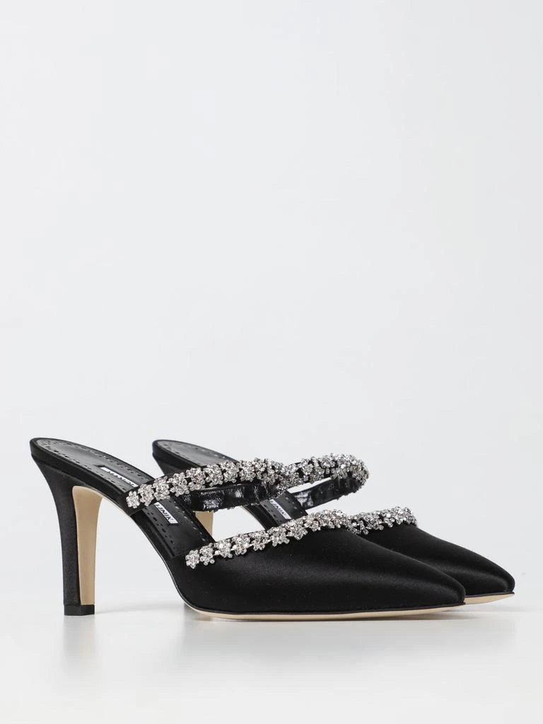 商品Manolo Blahnik|Manolo Blahnik Vedadamu satin mules,价格¥7807,第2张图片详细描述