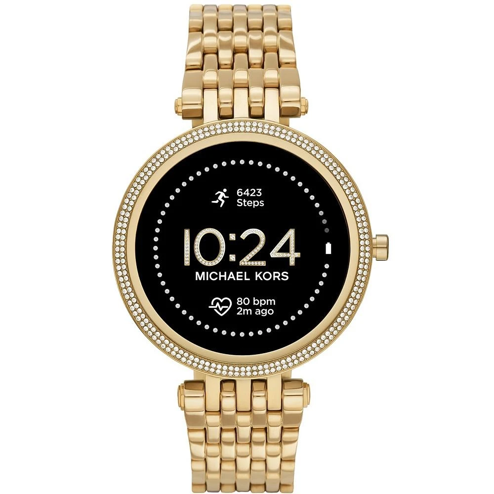 商品Michael Kors|Access Gen 5e Darci Gold-Tone Stainless Steel Smartwatch 43mm,价格¥1571,第1张图片