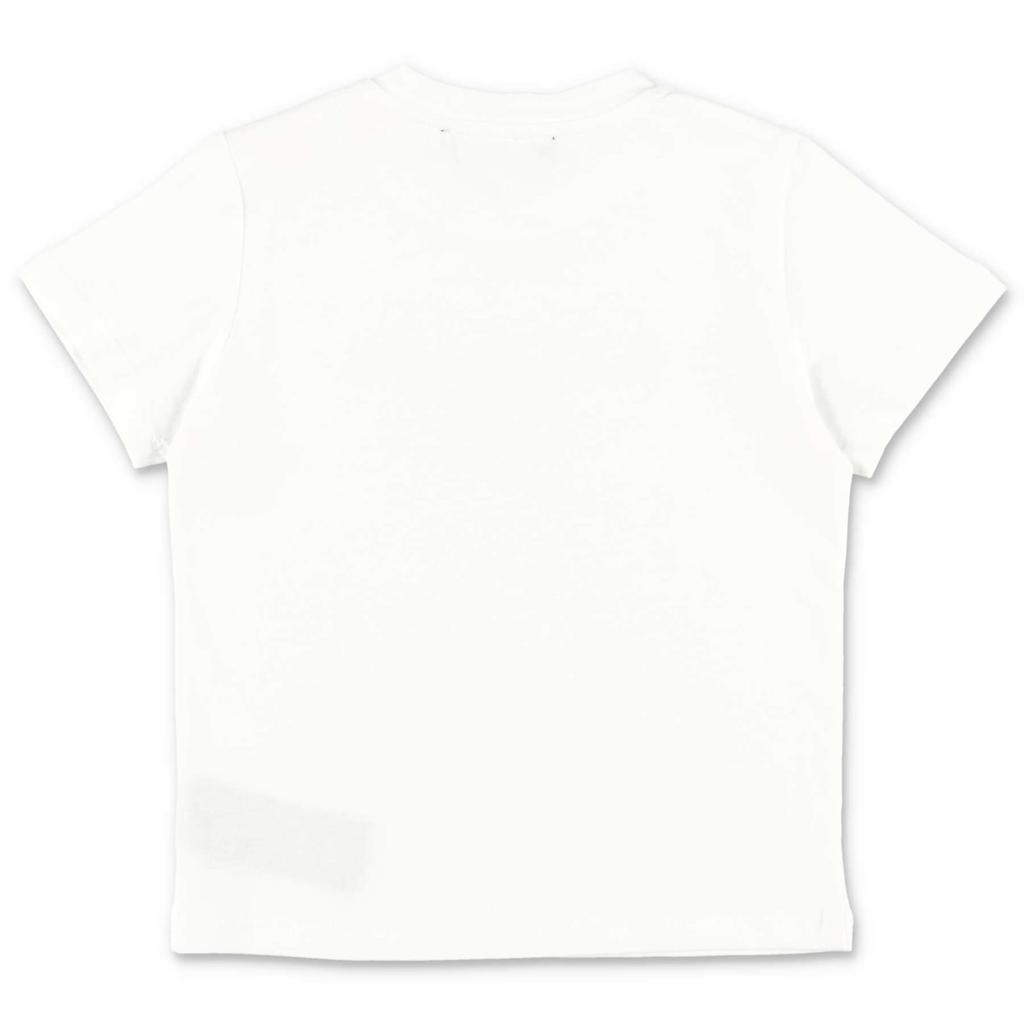 Balmain T-shirt Bianca In Jersey Di Cotone Baby Boy商品第2张图片规格展示