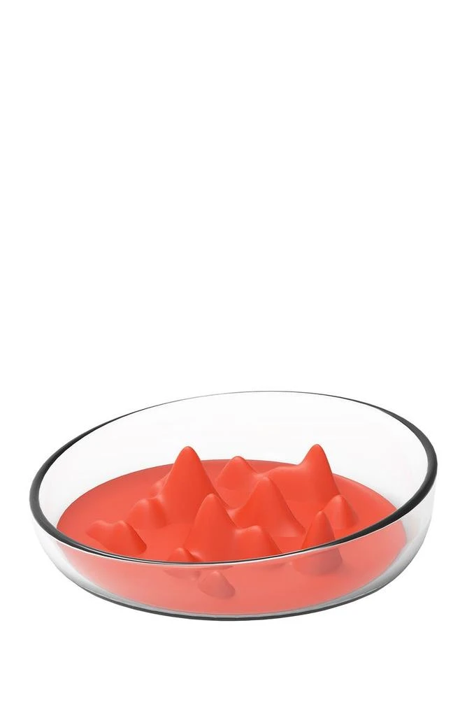 商品PET LIFE|'Cirlicue' Mountain Shaped Modern Slow Feeding Pet Bowl,价格¥228,第1张图片