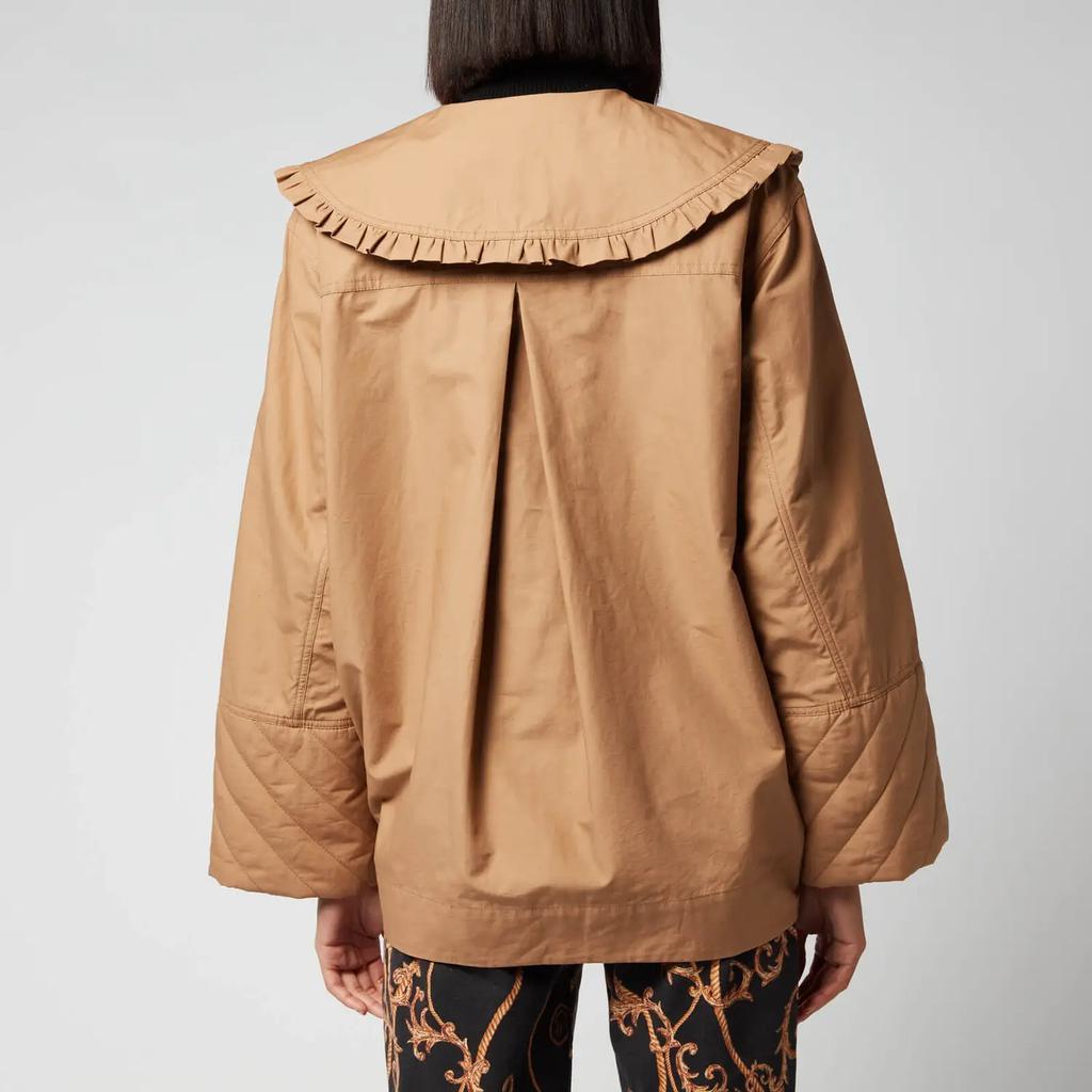 商品Ganni|Ganni Women's Cotton Canvas Short Jacket,价格¥1771,第4张图片详细描述