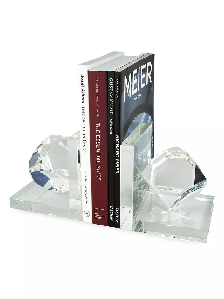 商品Tizo|Clear Crystal Bookend Pair,价格¥1212,第2张图片详细描述