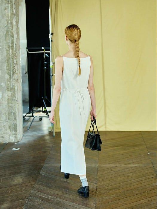 商品OUI MAIS NON|Edith French-Linen Dress_2 Colors,价格¥1453,第4张图片详细描述