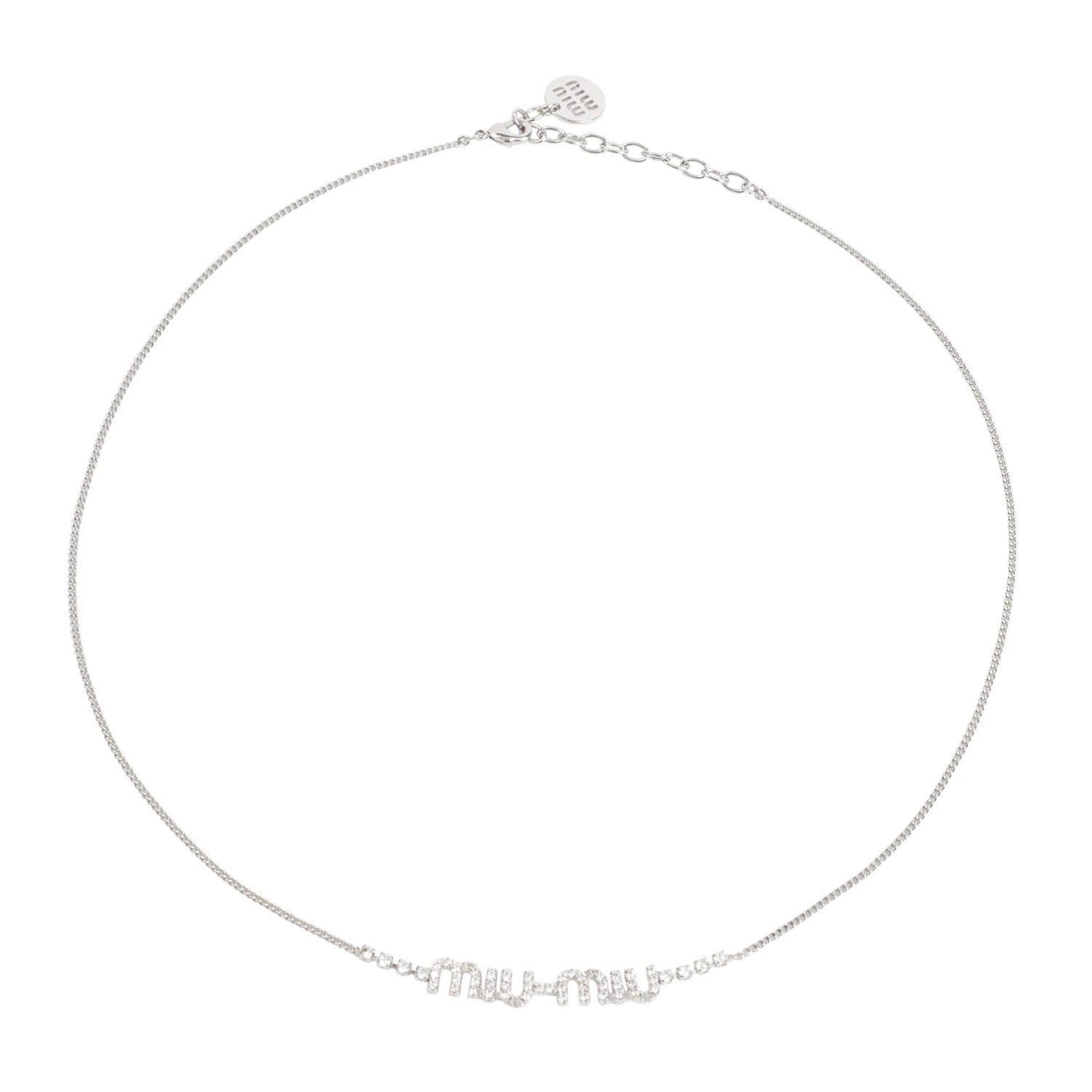商品Miu Miu|Miu Miu 女士项链 5IC0582DNCF0OKL 白色,价格¥8236,第3张图片详细描述