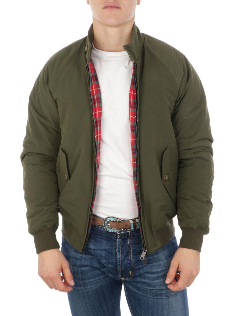 商品Baracuta|Baracuta Men's  Green Cotton Outerwear Jacket,价格¥3290-¥3329,第4张图片详细描述