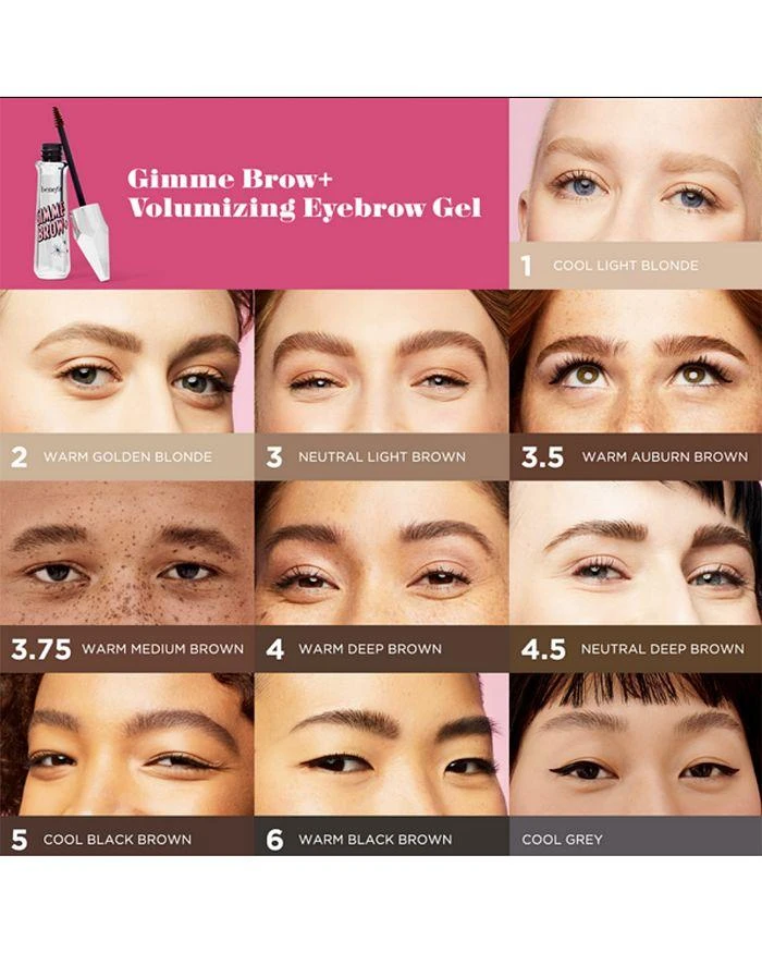 商品Benefit Cosmetics|Gimme Brow+ Volumizing Tinted Eyebrow Gel,价格¥112,第3张图片详细描述