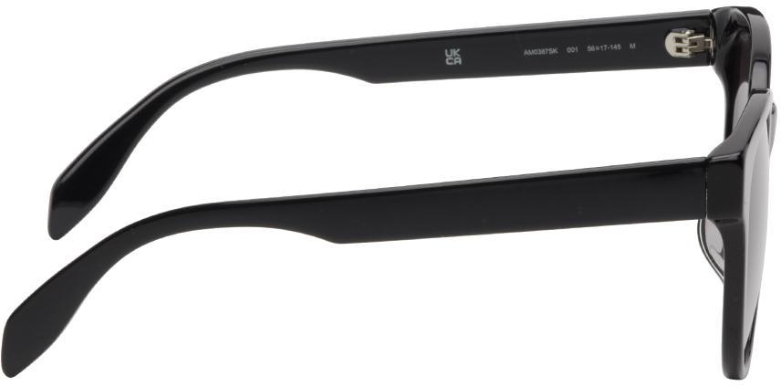 商品Alexander McQueen|Black Graffiti Sunglasses,价格¥2218,第4张图片详细描述