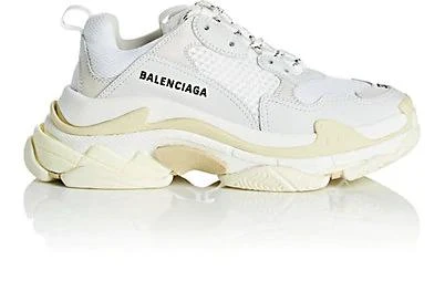 商品Balenciaga|Women's Triple S 真皮 & 网面休闲鞋,价格¥3498,第1张图片